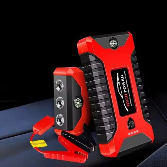Power Bank Auto 99800mAh – Démarreur de Batterie + Compresseur de Pneus 12V Multifonction - GPS